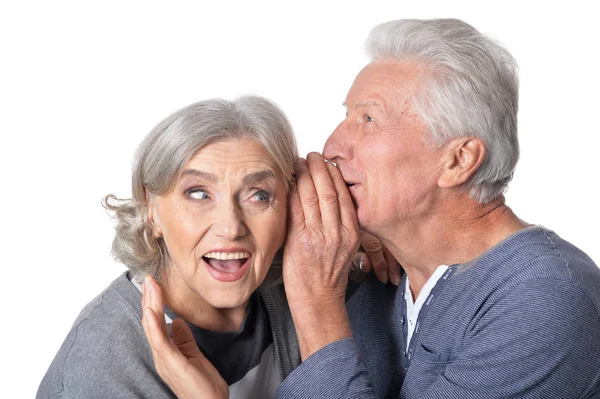 Portret pary seniorów — Zdjęcie stockowe