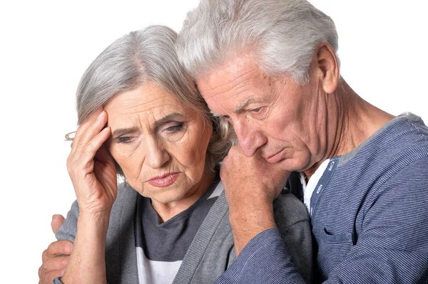 Portrait de couple de personnes âgées — Photo