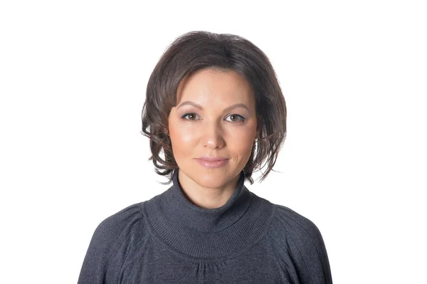 Leende ung kvinna — Stockfoto