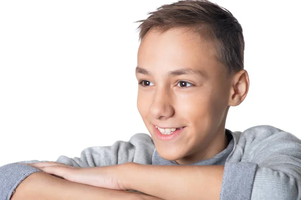 10 代の少年の笑顔 — ストック写真