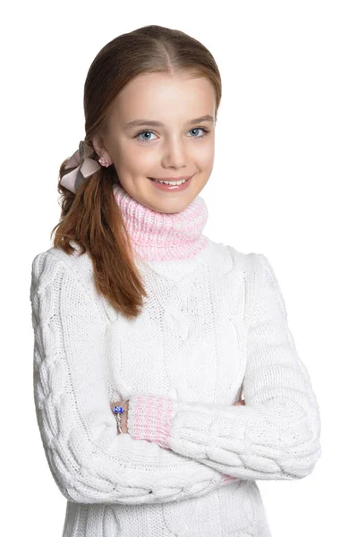 Smiling little girl — Stock Photo, Image