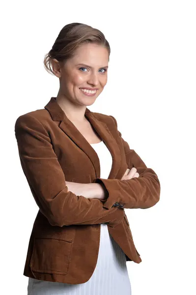 Smiling young woman — Stock Photo, Image