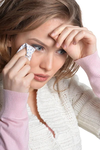 Mujer joven triste — Foto de Stock