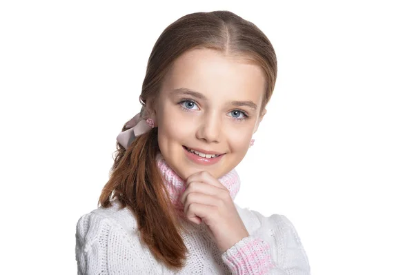 Smiling little girl — Stock Photo, Image