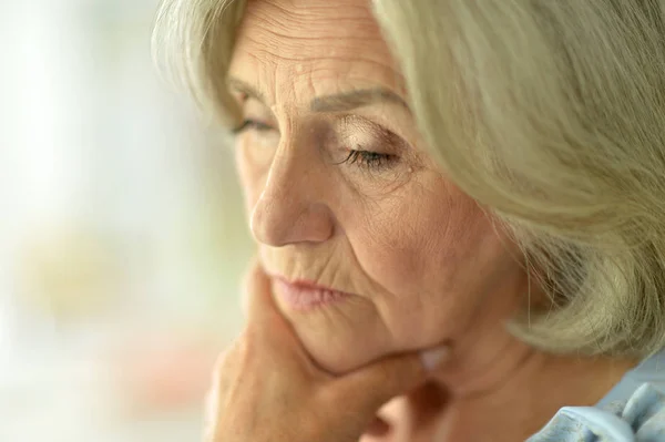 Irritado Senior Woman — Fotografia de Stock