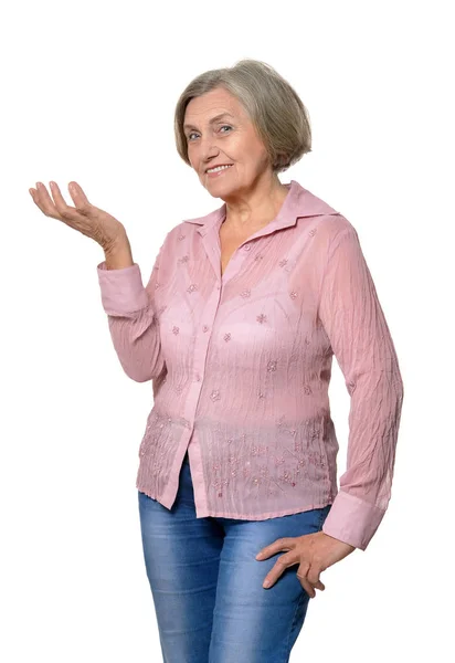 Beautiful senior woman — Stock Photo, Image