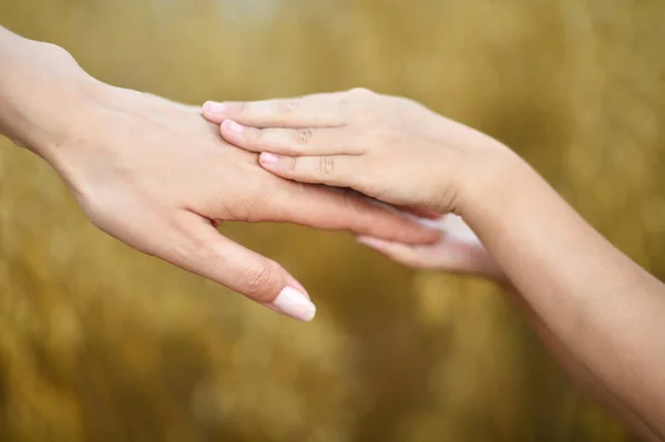 Menschenhände aus nächster Nähe — Stockfoto