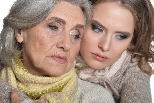 Mother and her adult daughter — Stock Photo, Image