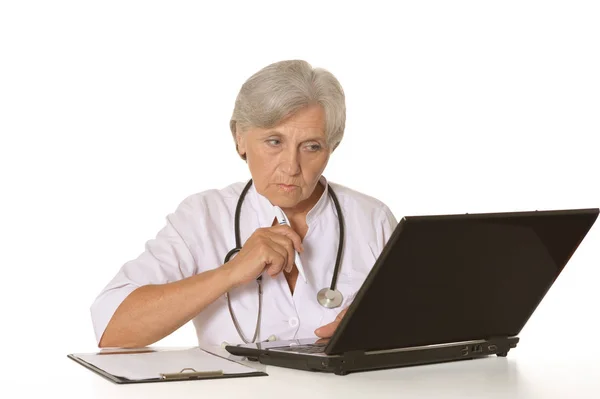 Mature female doctor — Stock Photo, Image