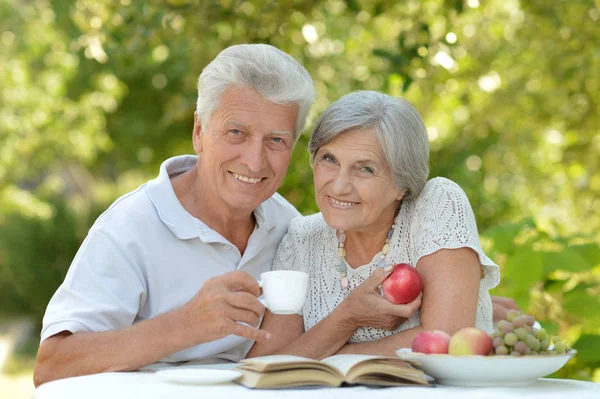 Mature couple have a rest Royalty Free Stock Images
