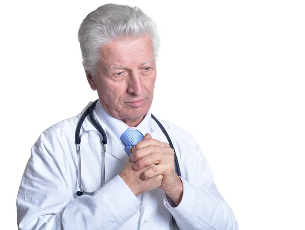 Senior medico di sesso maschile — Foto Stock