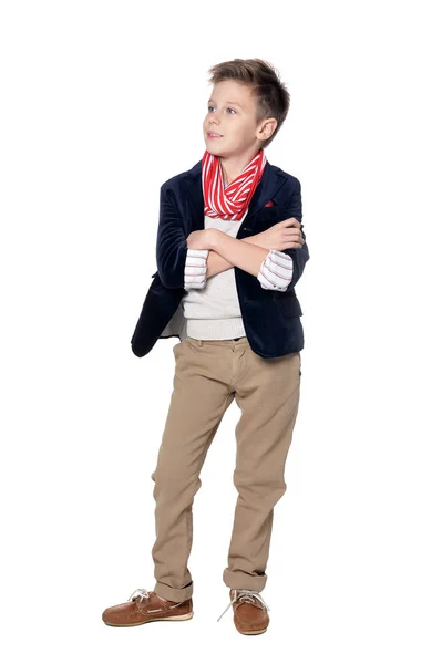 Fashionabla söt pojke — Stockfoto