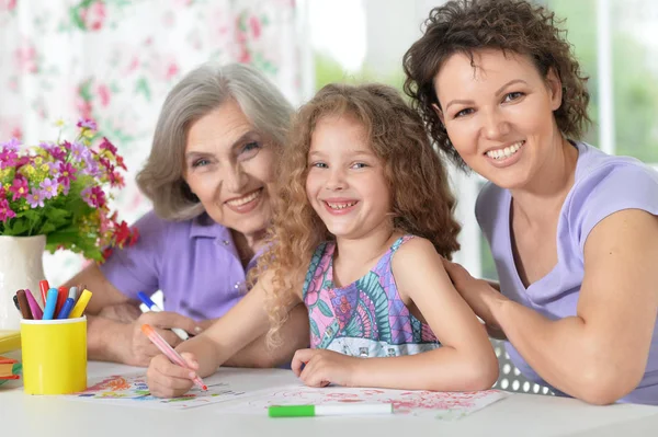 Granny mother and daughter — Stock Photo, Image