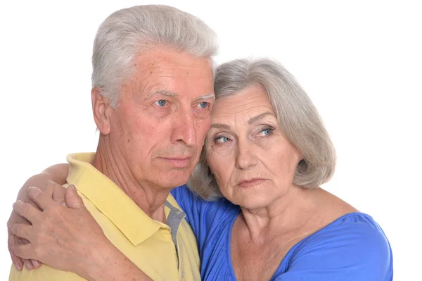 Senior paar man en vrouw — Stockfoto