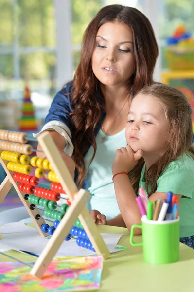 Conteggio madre e figlia — Foto Stock