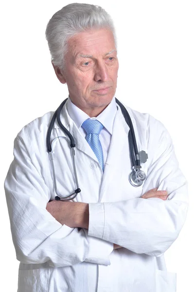 Starszy mężczyzna lekarz — Zdjęcie stockowe