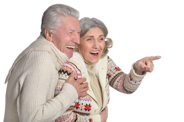 Smiling mature couple — Stock Photo, Image