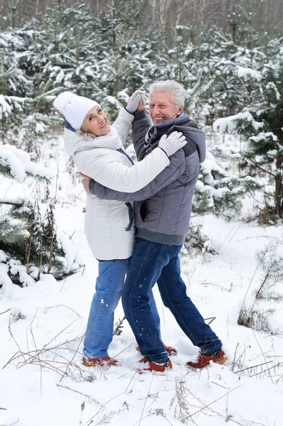 Reifes Paar glücklich zusammen — Stockfoto