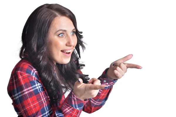 Young brunette woman — Stock Photo, Image