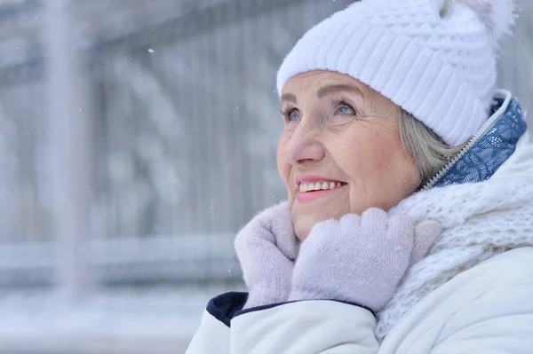 Beautiful senior woman — Stock Photo, Image