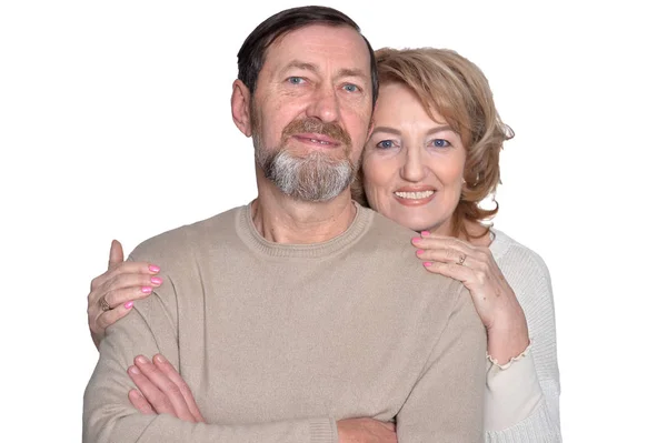 Ler äldre par — Stockfoto