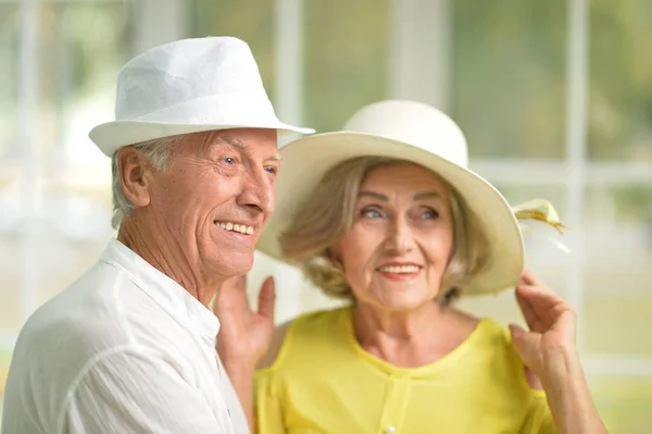 Glückliches Seniorenpaar — Stockfoto