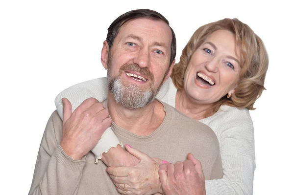 Sonriendo pareja madura — Foto de Stock