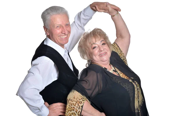 Танцы старших пар — стоковое фото