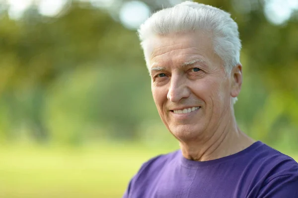 Portrait of senior man — Stock Photo, Image