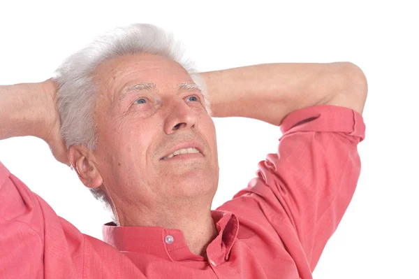 Portrait of handsome senior man — Stock Photo, Image