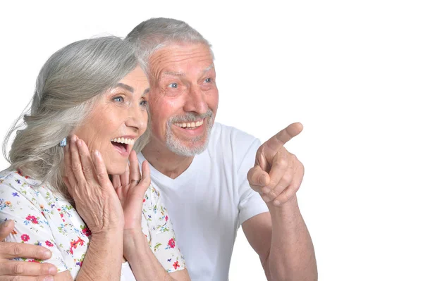 Feliz pareja de ancianos — Foto de Stock