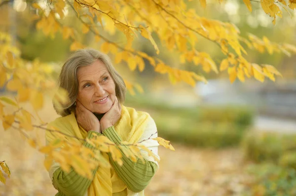 Happy senior woman — Stock Photo, Image