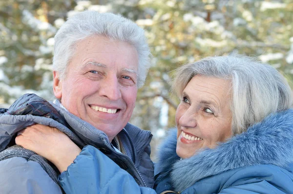 Happy mature couple posing — Stock Photo, Image