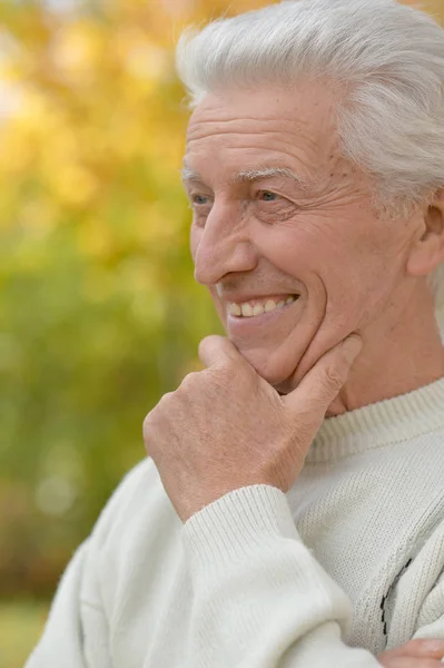 Smiling senior man — Stock Photo, Image