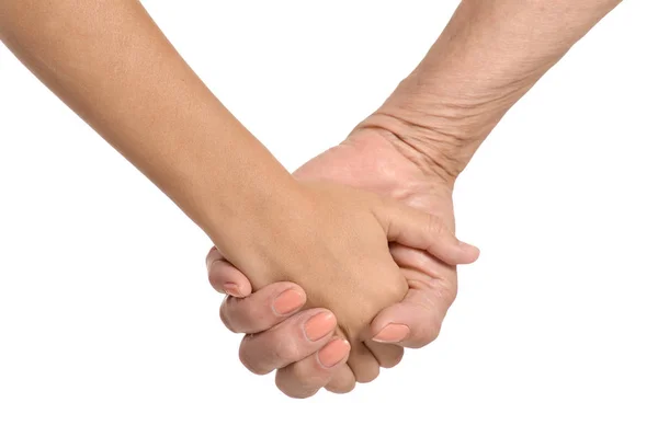 Hands held together — Stock Photo, Image