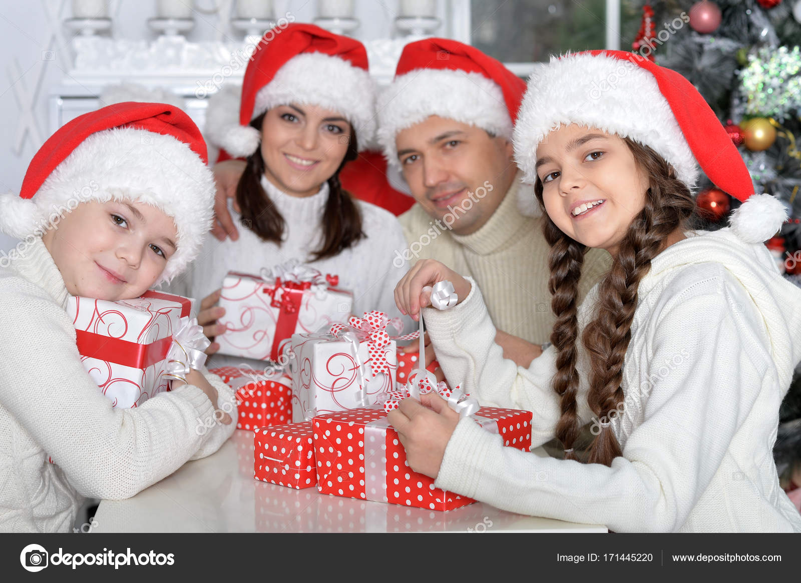 family christmas hats