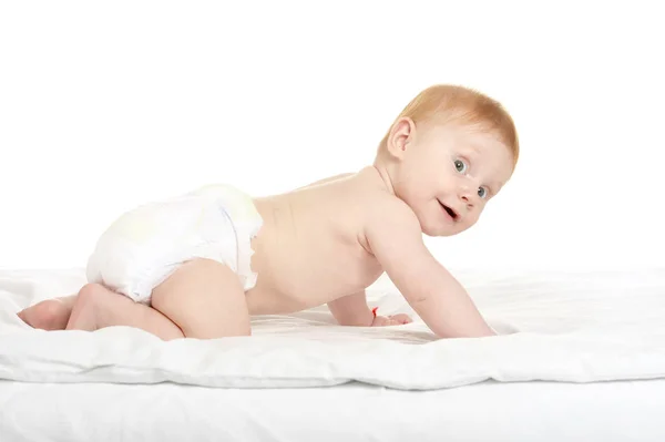 Schattige babyjongen — Stockfoto