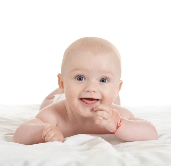 Αξιολάτρευτο μωρό αγόρι — Φωτογραφία Αρχείου