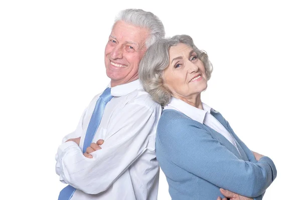 Seniorenpaar im Porträt — Stockfoto