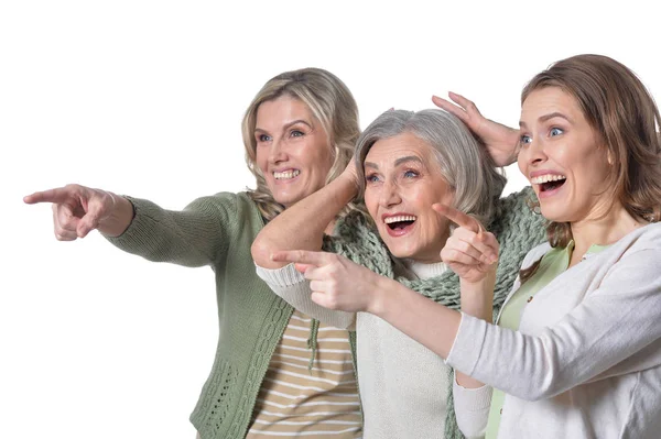 Three happy  women — Stock Photo, Image