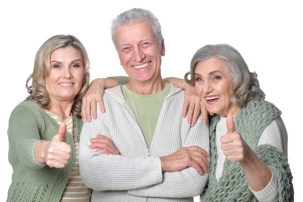 Parents with mature daughter — Stock Photo, Image