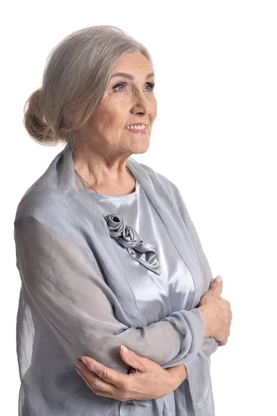 Smiling senior woman — Stock Photo, Image