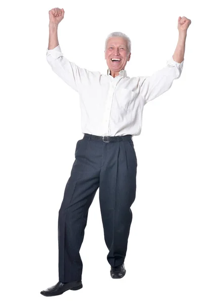 Šťastný starší muž — Stock fotografie