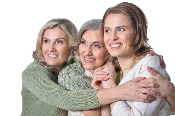 Drie gelukkige vrouwen — Stockfoto