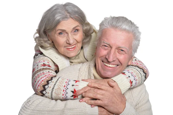 Portrait de couple de personnes âgées — Photo