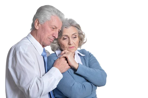 Triste pareja de ancianos —  Fotos de Stock