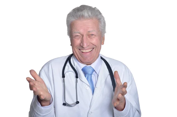 Senior medico di sesso maschile — Foto Stock