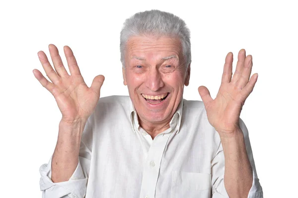 Happy senior man — Stock Photo, Image