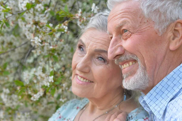 Gelukkig senior paar — Stockfoto