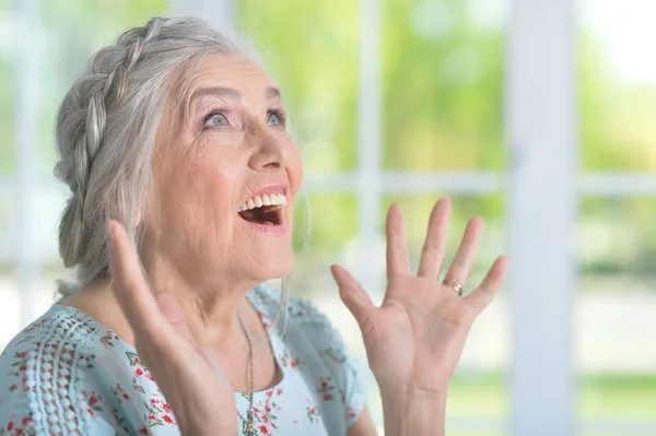 Feliz mujer mayor —  Fotos de Stock